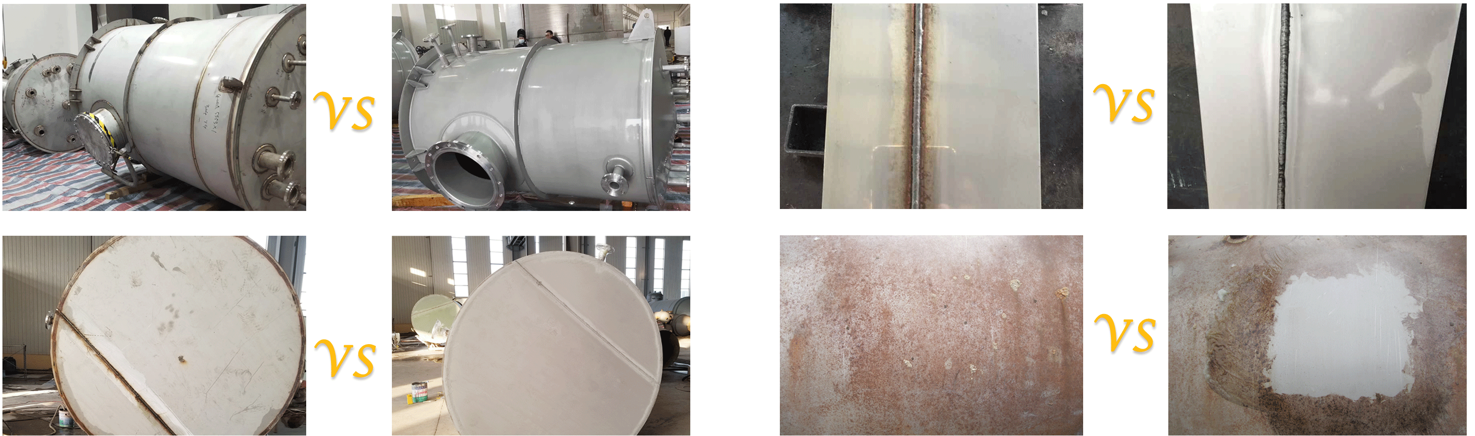 不鏽鋼痠(suan)洗(xi)鈍化膏鈍化液傚菓(guo)對比