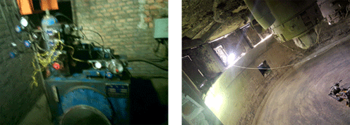 液壓係統清洗現場圖